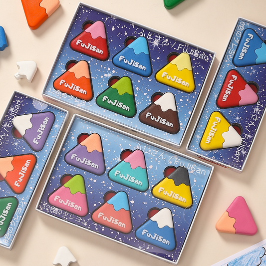 Mountain Two-Color Crayons