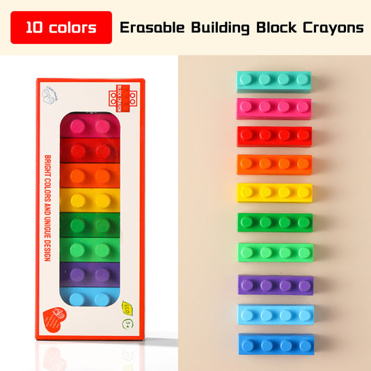 Erasable Building Block Crayons (Long building block)