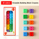 Erasable Building Block Crayons (Square building blocks)