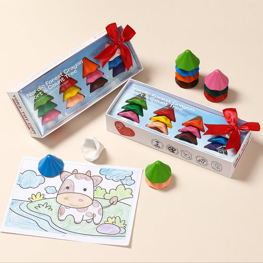 Christmas Tree Crayons